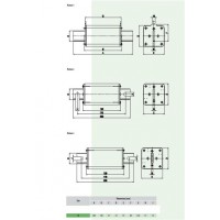 Плавка вставка (запобіжник) NHS3L gPV 400A/1500V 70kA UL 004110721