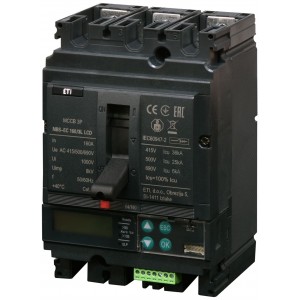 Промисл. автоматичн. вимикач NBS-EC 160/3L LCD 160A 3P 004673065