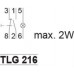Кнопка з підсвіткою TLG 216 2p 16A yellow 760413108