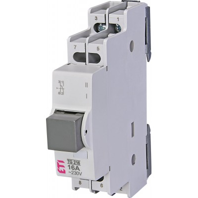 Кнопка TG 216 2pol 16A grey 764904101