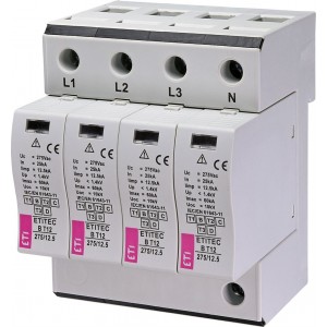 Обмежувач перенапруги ETITEC B T12 275/12,5 4+0 002440325 Не виготовляється