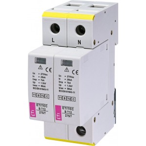 Обмежувач перенапруги ETITEC B T12 275/7 2+0 002440338 Не виготовляється