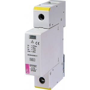Обмежувач перенапруги ETITEC C T2 275/20 1+0 002440393