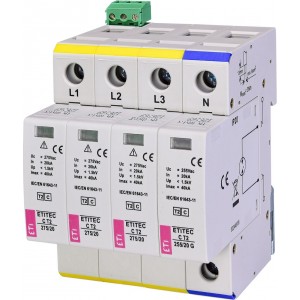 Обмежувач перенапруги ETITEC C T2 275/20 3+1 RC 002440404