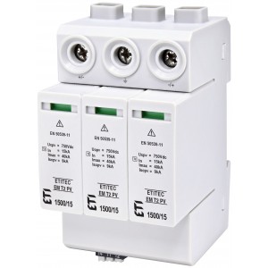 Обмежувач перенапруги ETITEC EM T2 PV 1500/20 Y RC 002440626