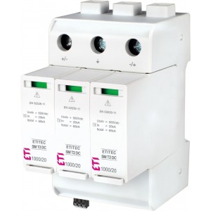 Обмежувач перенапруги ETITEC SM T2 DC 1000/20 Y 002440728