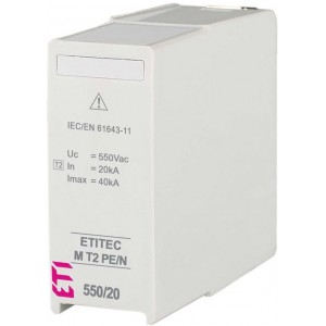 Обмежувач перенапруги MOD.ETITEC M T2 550/20 002440823
