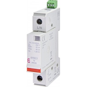 Обмежувач перенапруги ETITEC V T2 255/20 1+0 RC 002442958