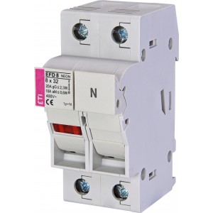 Разъединитель предохранителей EFD 8 1p+N NEON 002520022