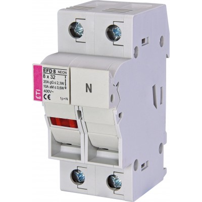 Разъединитель предохранителей EFD 8 1p+N NEON 002520022