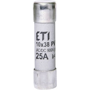 Плавка вставка (запобіжник) CH10x38 gR 25A/900V AC/DC 002625035
