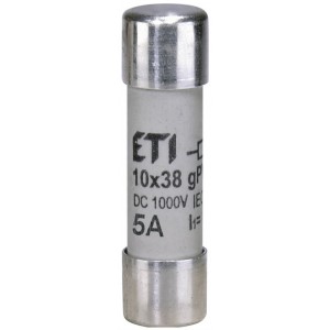 Плавка вставка (запобіжник) CH10x38 gPV 5A/1000V DC 002625070