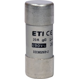Плавка вставка (запобіжник) CH22x58 gG 20A/690V 002651043