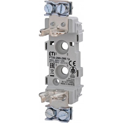 Корпус запобіжника PT 00 2M6-2M6 1p 004121301