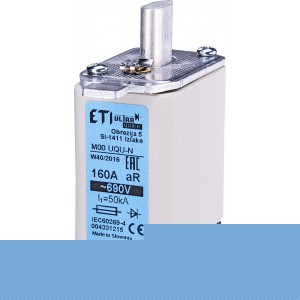 Плавка вставка (запобіжник) M00UQU-N/160A/690V 004331215
