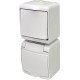 Вимикач з розеткою VRHP-1s 004668025