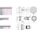 Вилка промислова EVH 1643 004482025