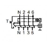 Диф.реле (ПЗВ) EFI-P4 A 40/0.03 NL 002061812