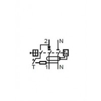 Диф.авт.вимикач KZS-1M-UNI 1p+N A B16/0.1 002176044