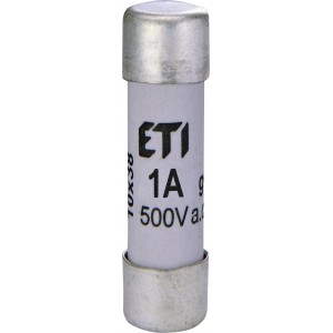 Плавка вставка (запобіжник) CH10x38 gG 1A/500V 002620000 Не виготовляється