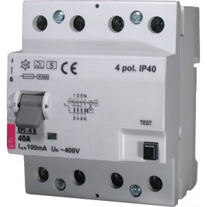 Диф.реле (ПЗВ) EFI-4 AC S 40/0.3 002064243 Не виготовляється