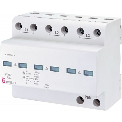 Обмежувач перенапруги ETITEC S B 275/25 3+0 002440222 Не виготовляється