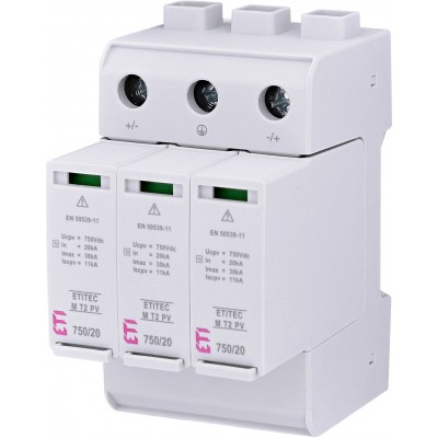 Обмежувач перенапруги ETITEC M T2 PV 1500/20 Y 002440517