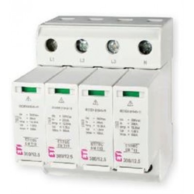 Обмежувач перенапруги ETITEC SM T12 300/12,5 3+1 002440550
