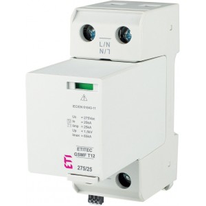 Обмежувач перенапруги ETITEC GSMF T12 275/25 1+0 RC 002440724