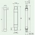 Плавка вставка (запобіжник) CH10x85 gPV 3A/1500V 002625241