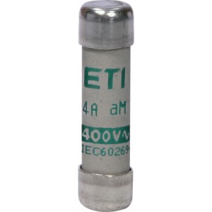 Плавка вставка (запобіжник) CH8x32 aM 4A/400V 002652002