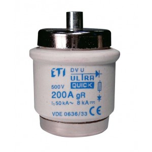 Плавка вставка (запобіжник) DV UQ gR 200A/500V 004325003