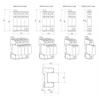 Обмежувач перенапруги ETITEC B T12 275/7 2+0 RC 002440339 Не виготовляється