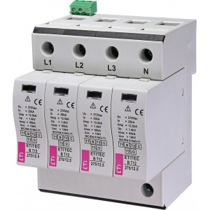 Обмежувач перенапруги ETITEC B T12 275/12,5 4+0 RC 002440326 Не виготовляється