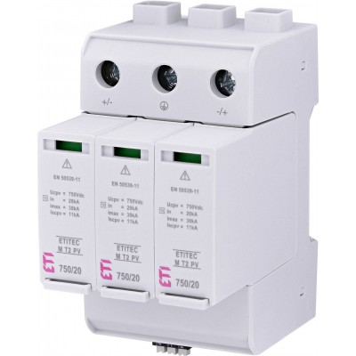 Обмежувач перенапруги ETITEC M T2 PV 1500/20 Y RC 002440518