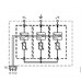 Обмежувач перенапруги MOD. EM T2 PV 750/20 002440628