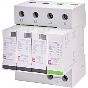 Обмежувач перенапруги ETITEC V T12 280/12,5 3+1 RC 002442918