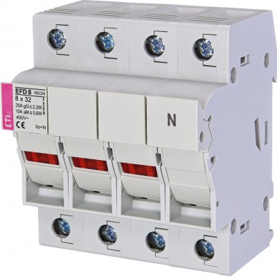 Разъединитель предохранителей EFD 8 3p+N NEON 002520025
