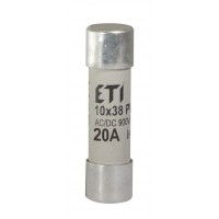 Плавка вставка (запобіжник) CH10x38 gR 20A/900V AC/DC 002625034