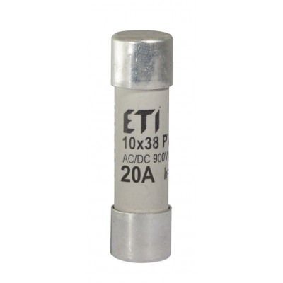 Плавка вставка (запобіжник) CH10x38 gR 20A/900V AC/DC 002625034