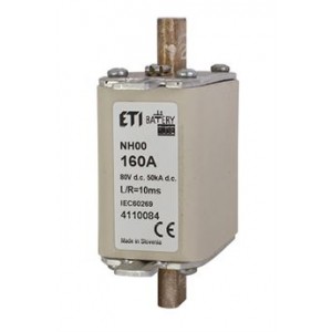 Плавка вставка (запобіжник) NH00 gBat 63A/80V DC 004110080