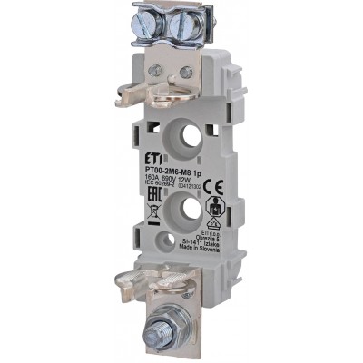 Корпус запобіжника PT 00 2M6-M8 1p 004121302