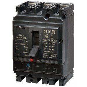 Промисл. автоматичн. вимикач NBS-TMS 160/3L 125A 3P 004673008