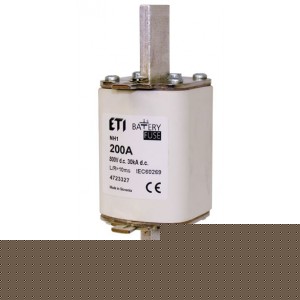 Плавка вставка (запобіжник) NH1 gBat 125A/800V DC 004723325