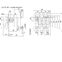 Выключатель нагрузки LA1/D 160A 4p 004664309 Не виготовляється