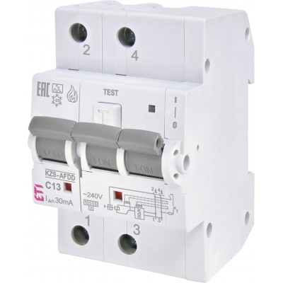 Дуговий захист KZS-AFDD 3M2p A C13/0.03 002173873
