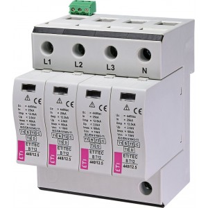 Обмежувач перенапруги ETITEC B T12 440/12,5 4+0 RC 002440328