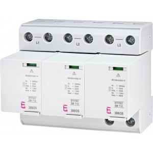 Обмежувач перенапруги ETITEC SM T12 300/25 3+0 002440560
