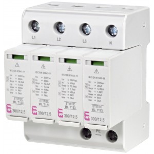 Обмежувач перенапруги ETITEC ML T123 300/12,5 4+0 002440667