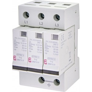 Обмежувач перенапруги ETITEC V T12 280/12,5 3+0 002442905
